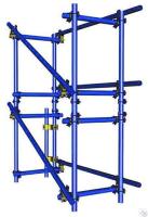 Хомутовые строительные леса