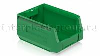 Складской лоток/контейнер для зап. частей, крепежей, зеленый, 300x225x150 мм