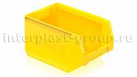 Складской лоток/контейнер для зап. частей, крепежей, желтый, 350x225x200 мм