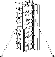 Щит универсальный 1,2х3,3м профиль 2,5 мм