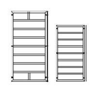 Щит доборный 0,3х2,7 профиль 2,5 мм