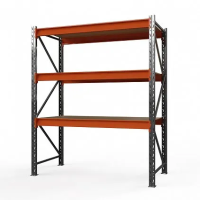 Стеллаж металлический Оптима, 2000x1250x785 мм. Полки: 3 шт. фанера