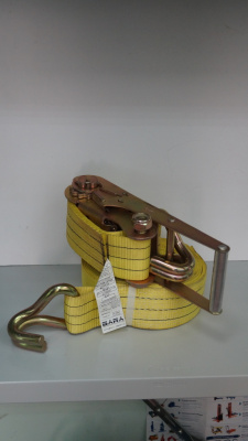 Ремень стяжной с крюками BARA-RUS 5,0/10,0 (10,0/20,0) 100мм х 6м