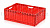 Ящик складной, 600х400х220 мм, красный