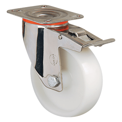 Нейлоновое колесо  EM01 ZKZ 200 F (INOX)