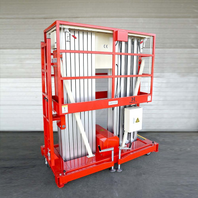 Телескопический двухмачтовый подъемник ZX-2-100 OXLIFT 10000 мм 200 кг