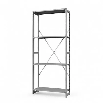 Стеллаж металлический ТСУ Универсал, 2000x760x300 мм. Полки: метал. усил. 4 шт.