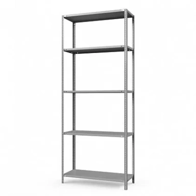 Стеллаж металлический ТС Лайт, 2500x700x800 мм. Полки: 5 шт. метал.