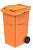 Мусорный контейнер 240 л оранжевый